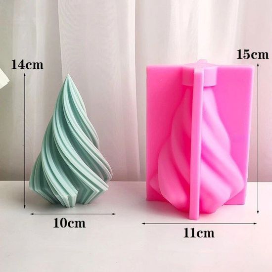Zerone moule à savon bricolage Moule à bougie en silicone Réutilisable
