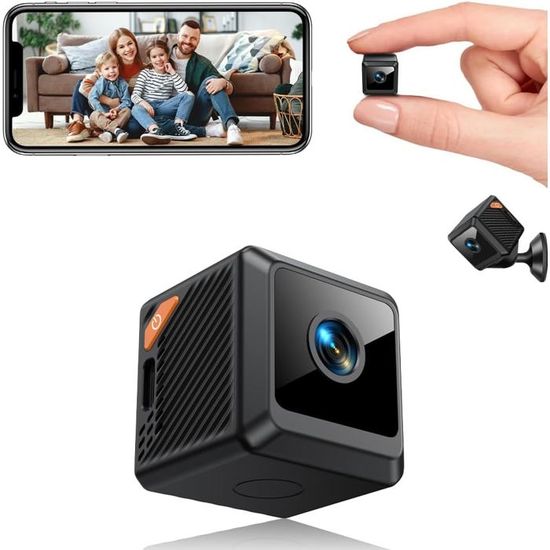 Aobo Camera Espion, WiFi 4K HD Mini Caméra De Surveillance Interieur