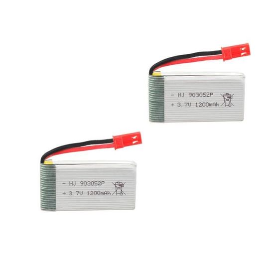 Fytoo 3.7V 1200mAh Lithium Battery & 6-in-1 Charger For Huanqi/MJX RC Aircraft Parts (6 Batteries + Charger)