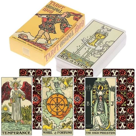 Tarot Divinatoire Francais Jeu De Tarot Divinatoire 78 Cartes - Voyage Spirituel Avec Illustrations Symboliques Cartes Tarot Tarot Divinatoire Francais Jeu De Tarot Divinatoire 78 Cartes - Voyage Spirituel Avec Illustrations Symboliques Cartes Tarot