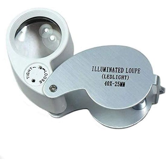 Ordinateur de poche portable-7202 CLMG Polariscope Bijoux Loupe triplet  avec lampe de poche - Chine Loupe, Bijoux