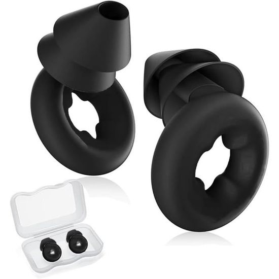 X Lot De 2 Paires De Bouchons D'Oreille Pour Dormir, Nager, Travailler