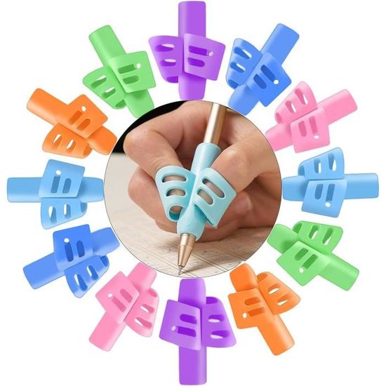 5 Pièces Grips Pour Crayon - - Guide Doigt Ecriture Enfant Ergonomique