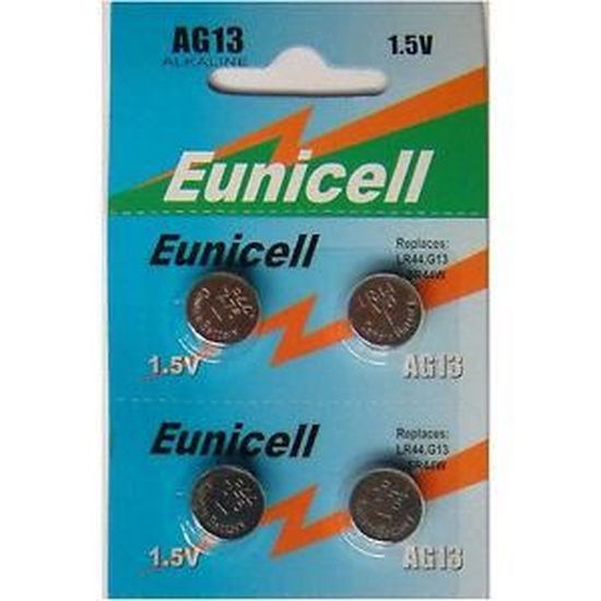 Lot De 30 Piles Bouton AG13 / LR44 - Alcalines 1,5V - Fabriquées Au UK - Neuf