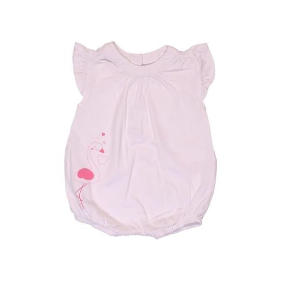 Combinaison Courte Bebe Fille Vertbaudet 6 Mois Blanc Ete Vetement Bebe Blanc Blanc Cdiscount Pret A Porter
