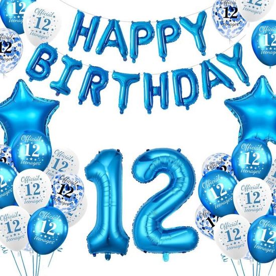 Décoration Anniversaire 2 Ans Garçon - Kit Bleu et Or Avec Ballons, Ours, Bannière - Fête Enfant Thème Voiture Décoration Anniversaire 2 Ans Garçon - Kit Bleu et Or Avec Ballons, Ours, Bannière - Fête Enfant Thème Voiture