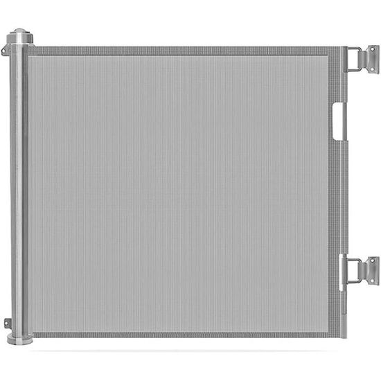 Barrière De Sécurité Rétractable 0-300cm - Barrière Enfant Et Chien Extensible Opération Une Main - Noir