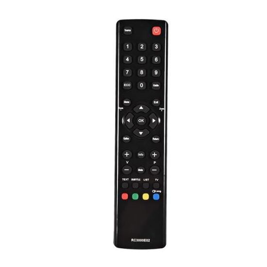 Telecomando Universale RC3000E02 Per TV Thomson LCD LED | Sostitutivo 04TCLTEL0223
