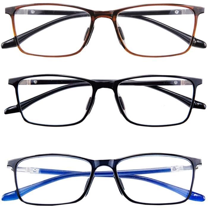 Lunettes Anti Lumière Bleue Ronde LJCZKA - Pour écrans, Jeux, Lecture, Protection Yeux