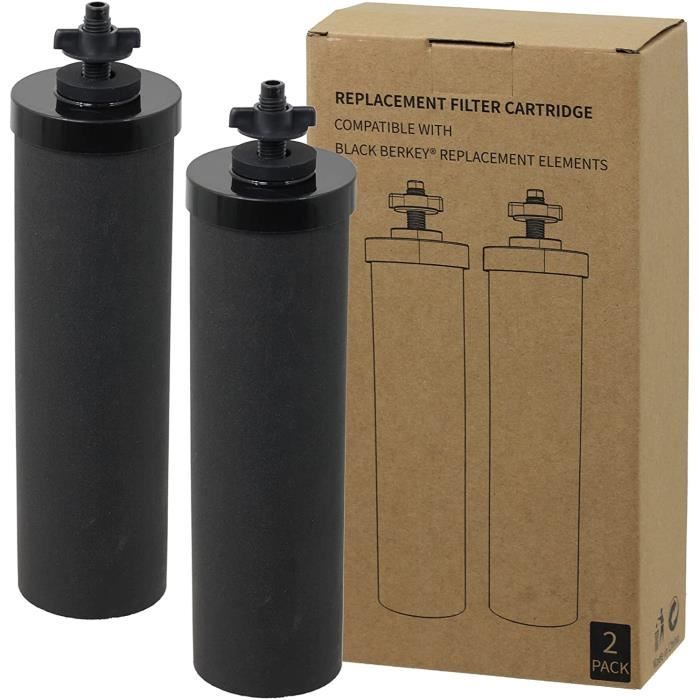 SPARES2GO Filtre à eau compatible avec système de purification Berkey 2 x  filtres à cartouche - Cdiscount Electroménager