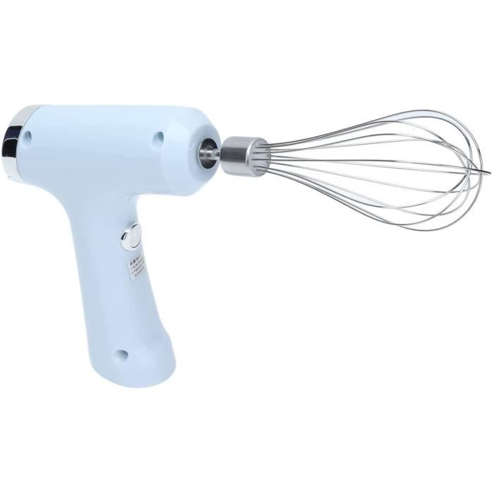 Batteur à Main électrique Sans Fil - 2 Têtes En Inox - 3 Vitesses - Batterie 1200 MAh - Pour Pâtisserie Maison