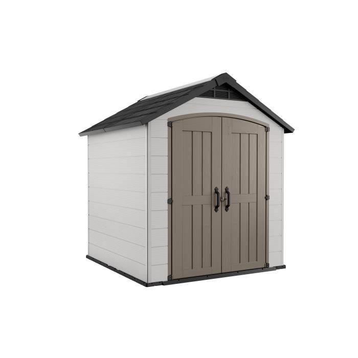 Keter Abri De Jardin Montofort 757 En Resine 5 1 M Gris