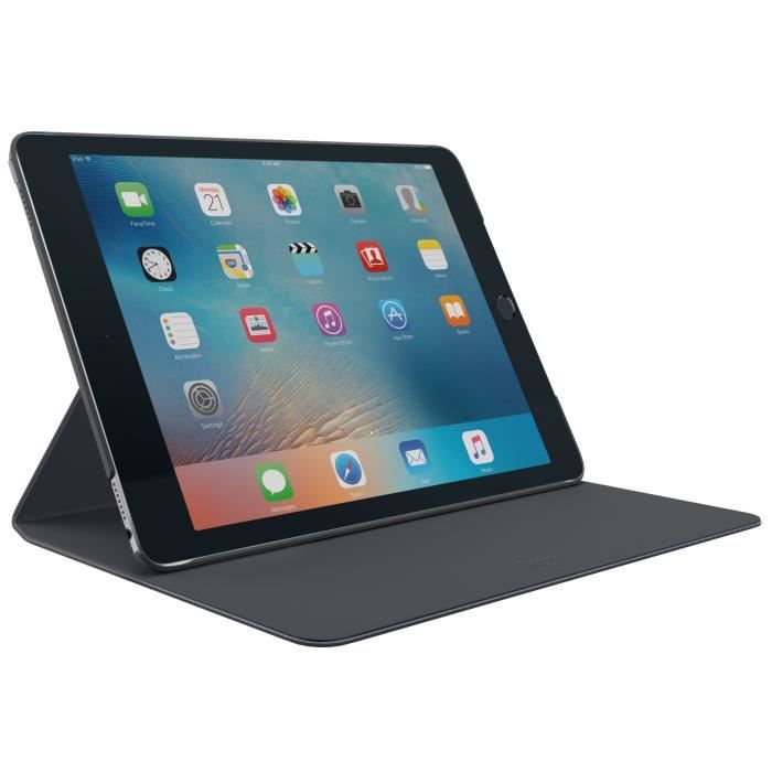 Étui de protection avec compartiment à accessoires gris PEDEA Housse pour tablette Fashion de 12,9 pouces 32,8 cm 