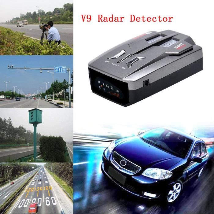 Car Camionneur Vitesse V9 Détecteur alerte vocale Avertissement 16 bande 360 degrés sahahhj0105