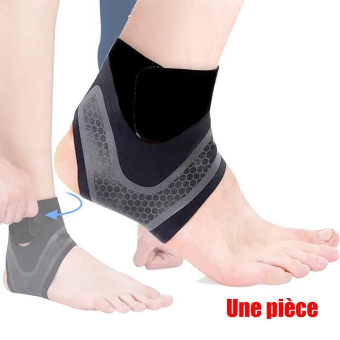 Chevillère Piedo réglable,Chevillère Soutien Respirante Talon Ouvert Taille Réglable orthèse de cheville pour homme femme