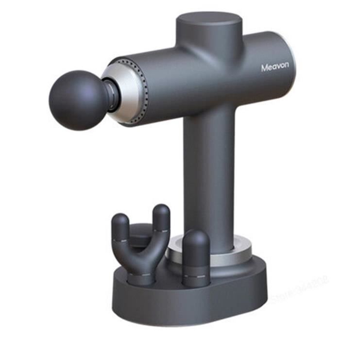 PL STOCK Yunmai Meavon Massage Profond Pistolet Relaxation Musculaire 3 Modes Corps Masseur Base de Charge - Marron