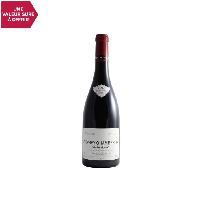 Gevrey-Chambertin Rouge 2018 - 75cl - Domaine Christophe Coillot - Vin AOC Rouge de Bourgogne - Cépage Pinot Noir