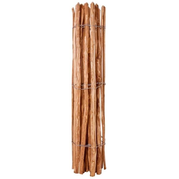 Moderne - Clôture à piquets -Clôture à treillis - Clôture jardin- Bois de noisetier 150 x 250 cm classique💎7075