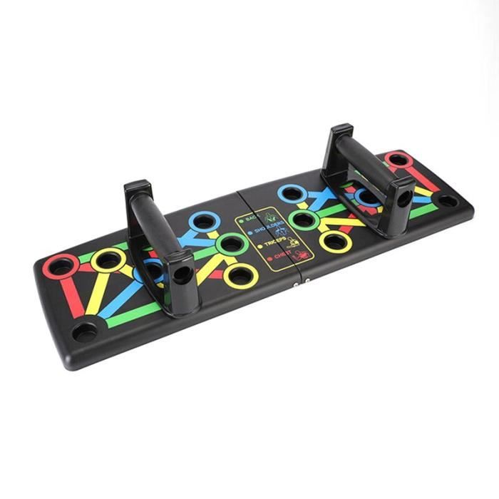 barre pour traction -14 en 1 pompes en acier pompes en acier Support équipement de Fitness dispo...- Modèle: Black - ZOAMFWZDA07169
