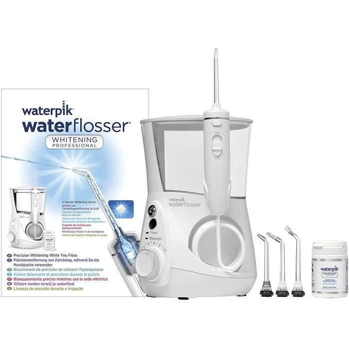 Waterpik Jet Dentaire Electrique Hydropulseur Blanchiment Dents Professional/Wf-05eu