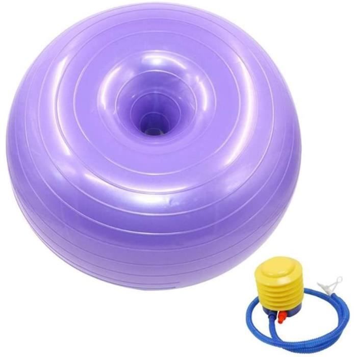 GYM BALL Ball PVC Donut Trainer Exercice Stable Yoga Ball Fitness Eacutequipement pour Gym Agrave Domicile Bureau Fitness Ball 697