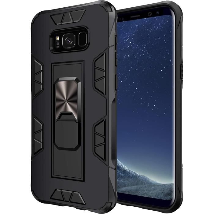Coque Samsung S8 Plus Cover Samsung Galaxy S8 Plus , Double Couche Renforcée Défense Bumper, Coque de ProtectionNoir