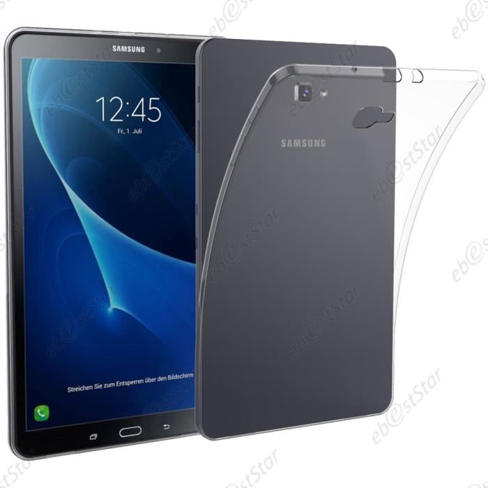 ebestStar ® pour Samsung Galaxy Tab A 2016 10.1 T580 T585 (A6) - Coque Silicone Gel Souple ULTRA FINE INVISIBLE, Couleur Transparent