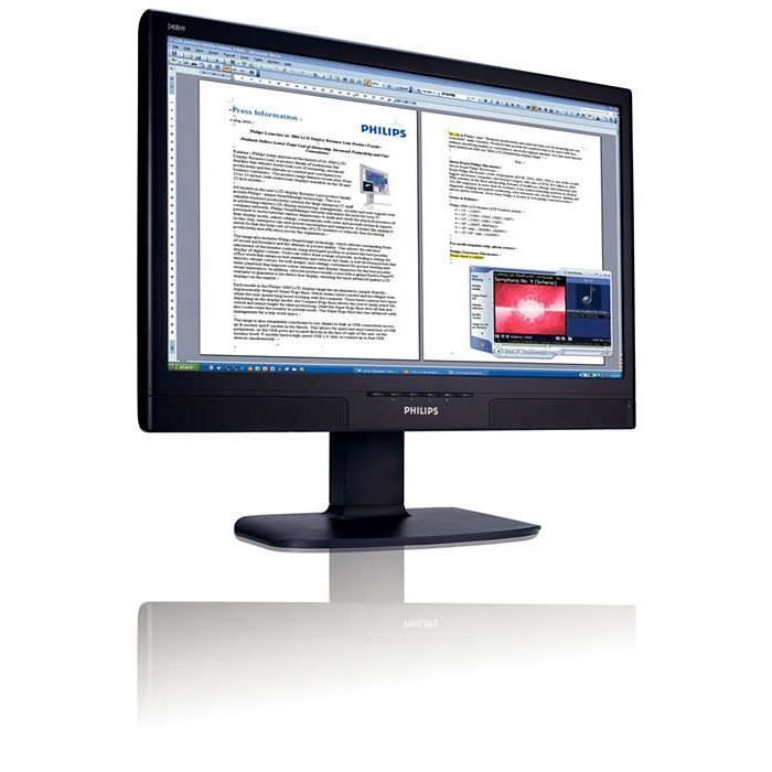 Philips 240BW8EB-93, 61 cm (24-), 1920 x 1200 pixels, WUXGA, LCD, 5 ms, Noir