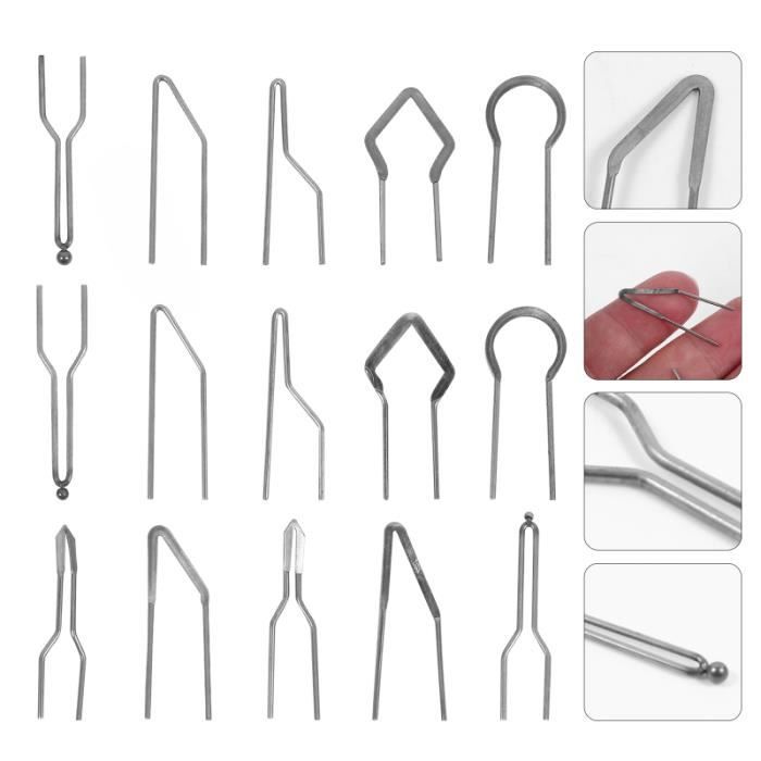 15pcs chauffage haute impédance métal pyrogravure fil conseils pointes à bois BALAI ELECTRIQUE