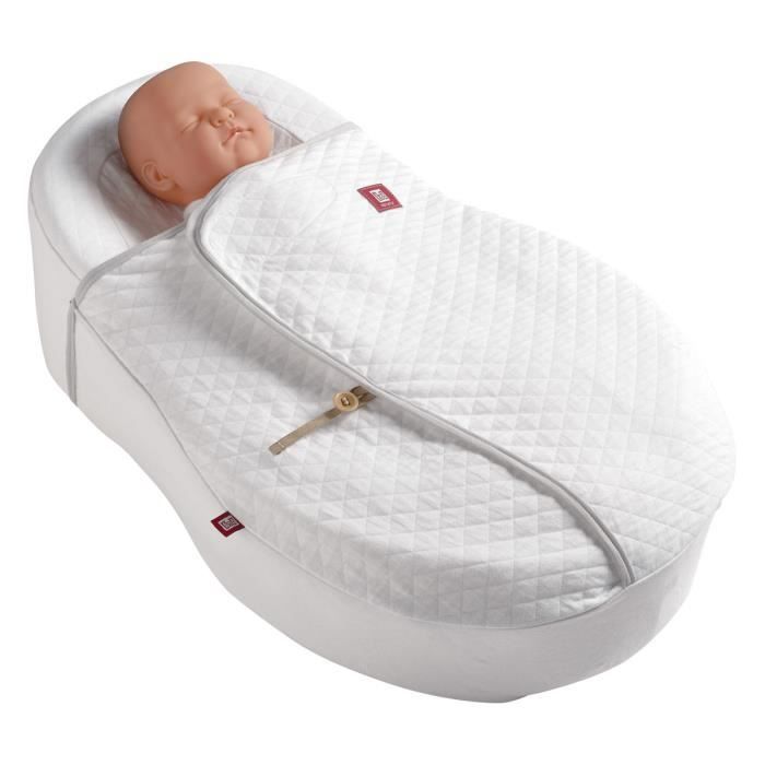 RED CASTLE Couverture bébé Cocoonacover Léger 1,0 tog Blanc