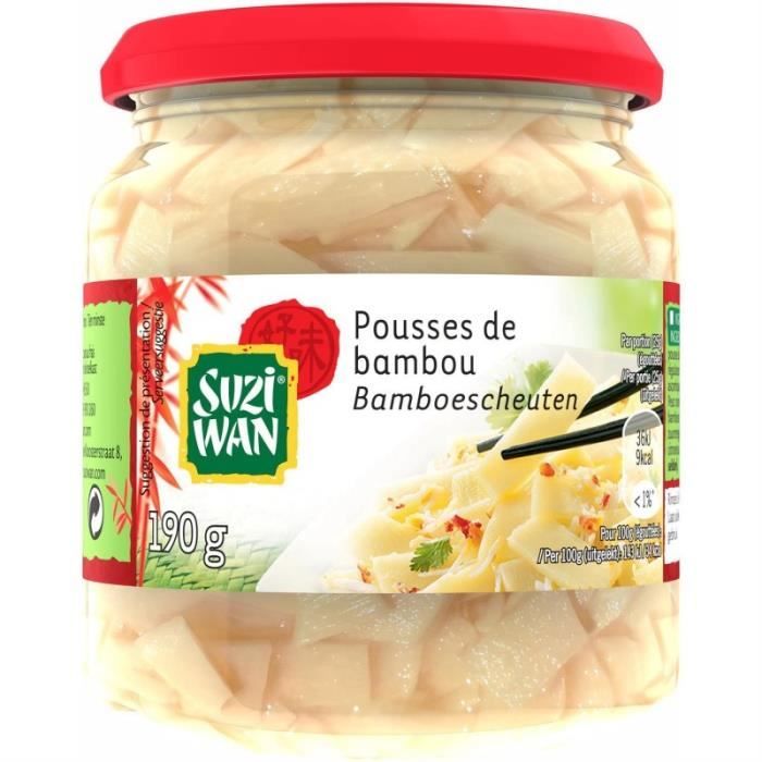 SUZI WAN - Pousses De Bambou 130G - Lot De 4