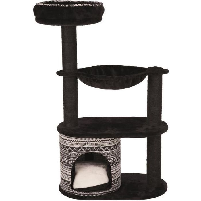 TRIXIE Arbre à chat Giada 112cm - Noir et blanc - Pour chat
