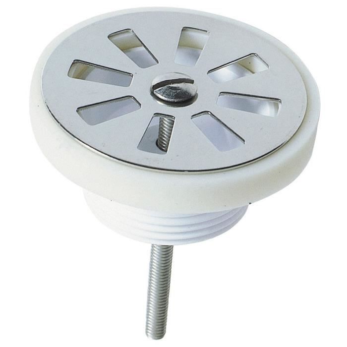 WIRQUIN Bonde de lavabo à écoulement libre - Grille plate