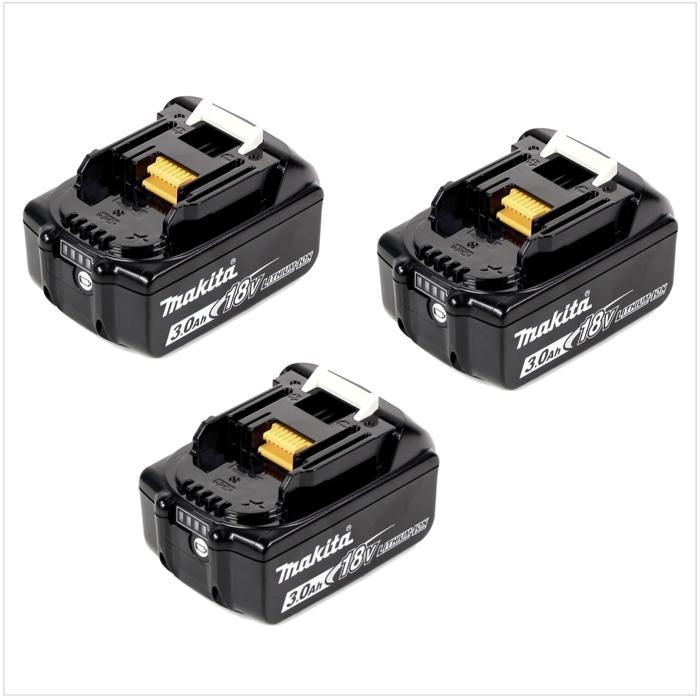 Makita BL 1830 B Batterie 3x 18V 3Ah - vue 2
