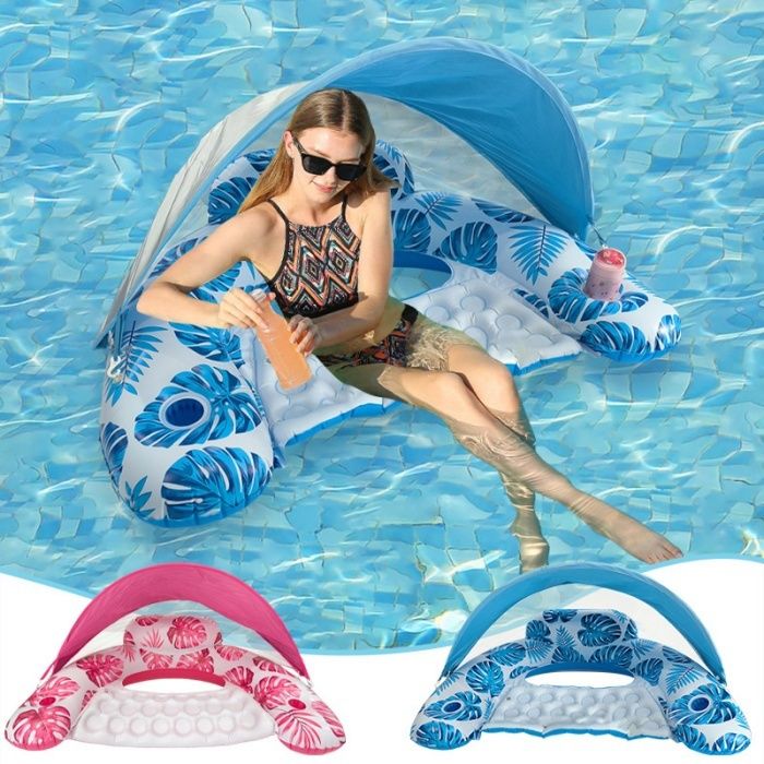 Bouee Nage Eau Libre Lanblu Bouée Gonflable Piscine Géante Avec Lumière Solaire Changeante - Fauteuil Flottant Avec Porte-Boissons Et Poignées Pour Adultes Et Enfants Bouee Nage Eau Libre Lanblu Bouée Gonflable Piscine Géante Avec Lumière Solaire Changeante - Fauteuil Flottant Avec Porte-Boissons Et Poignées Pour Adultes Et Enfants