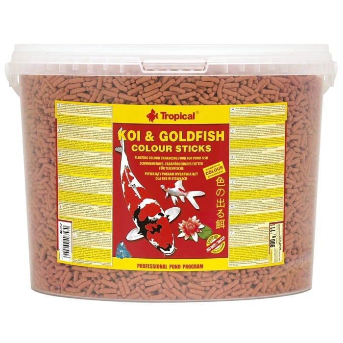 Meilleurs prix pour Aliment flottant pour poissons détang - TROPICAL - K-087 - rehausseur de couleur - bâtonnets flottants - 900 g
