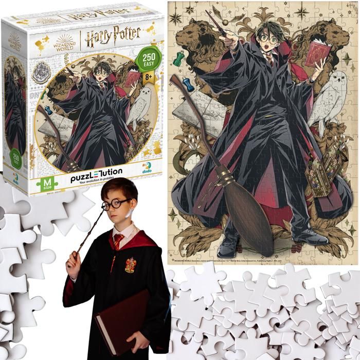 Puzzle - DODO - Harry Potter - 250 pièces - Multicolore - À partir de 8 ans Puzzle - DODO - Harry Potter - 250 pièces - Multicolore - À partir de 8 ans