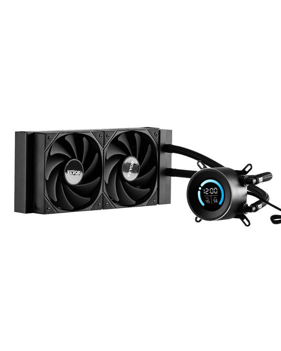 Watercooling-VEVOR-Ventilateur Refroidissement PC-avec 2 Ventilateurs Pompe PWN 120 mm Écran LCD 18