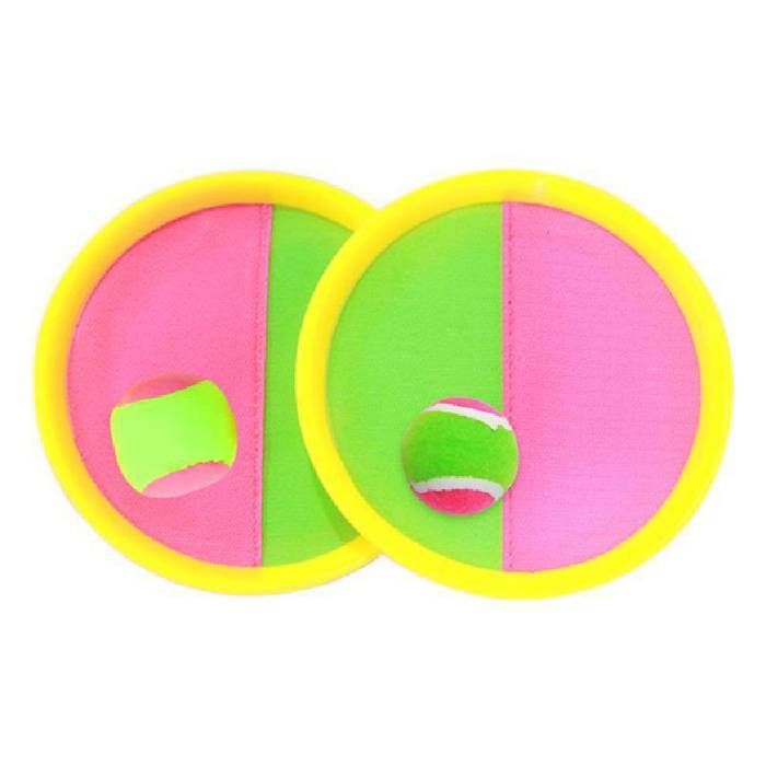 Jeu de balle à lancer, 2 raquettes de plage et 2 balles, Velcro pour enfants, idéal pour jardin, cour, piscine, plage, 2-10 ans - Sport Jeu de balle à lancer, 2 raquettes de plage et 2 balles, Velcro pour enfants, idéal pour jardin, cour, piscine, plage, 2-10 ans - Sport
