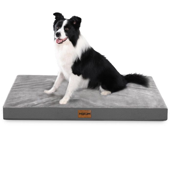 Comparer les prix de Panier Chien Orthopédique MUGIM® 75x45cm Impermeable Double Face Coussin pour chien Déhoussable et Lavable