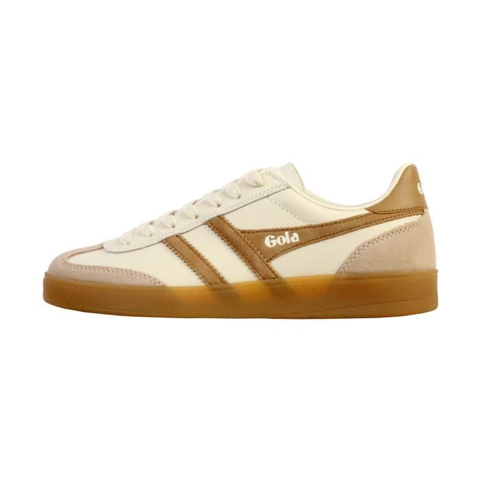 Gola Basket Cuir Gola Viper Leather - Blanc cassé/Bone/Caramel clair