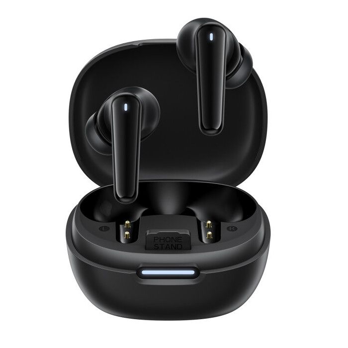 Blackview AirBuds 17 Écouteurs Sans Fil Bluetooth 6.0 avec ANC Actif Boîtier de charge 400 mAh IPX4 pour iPhone/Android Noir