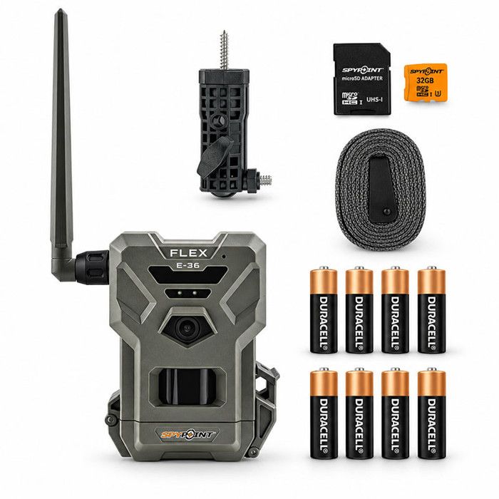 SPYPOINT Piège photographique Flex E36 Elite bundle - SPBUNDLEE36