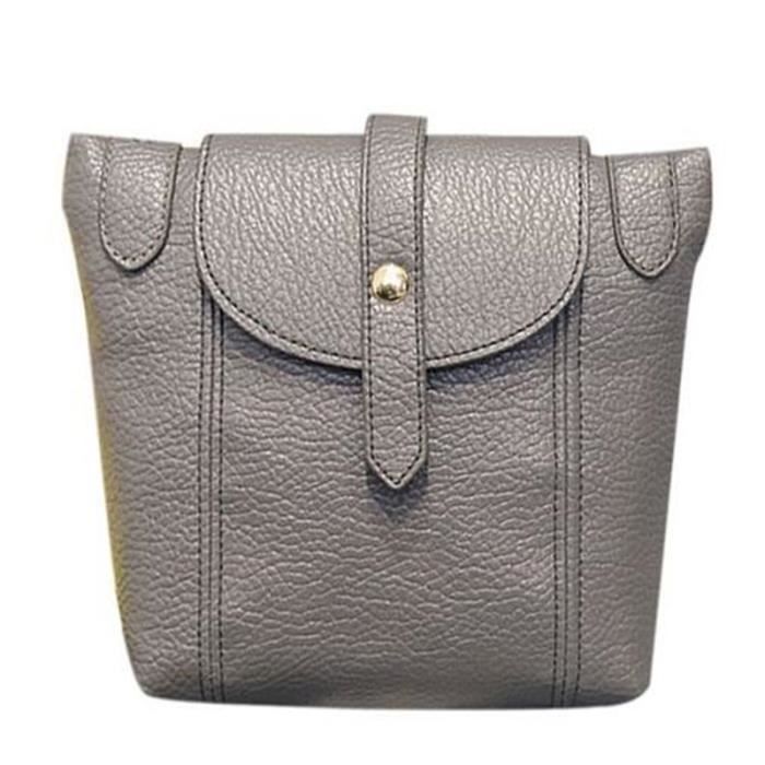 Sac à main femme tendance Gris gris - Bagagerie - Maroquinerie