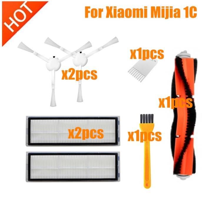 Xiaomi Mijia – Aspirateur Robot 1C 2C 1Ts Brosse Principale Brosse Latérale Filtre Hepa De