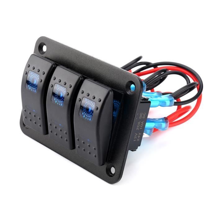 Lot De 10 Interrupteurs Bouton Poussoir à Bascule - Pour Voiture Ou DIY - Neuf