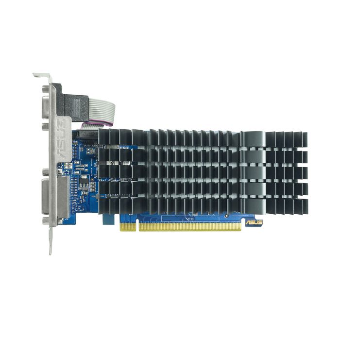 Carte graphique - Asus - GT710-SL-2GD5-BRK-EVO - DDR5 - 2 Go - Refroidissement passif silencieux