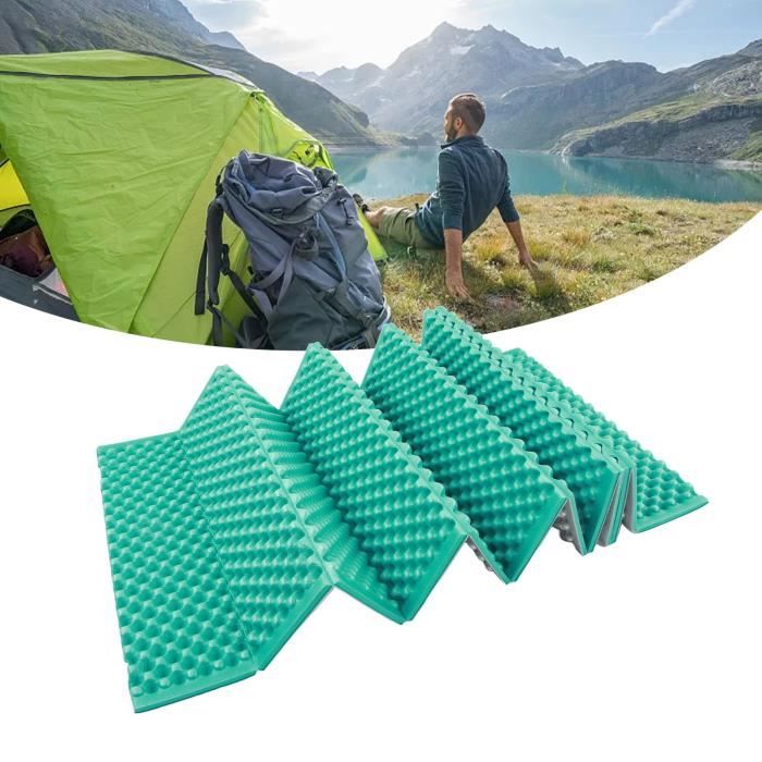 Tapis De Sol Camping En Aluminium Double Face - 7 Mm D'épaisseur, Imperméable, Isolant, Pliable (1x2 M)