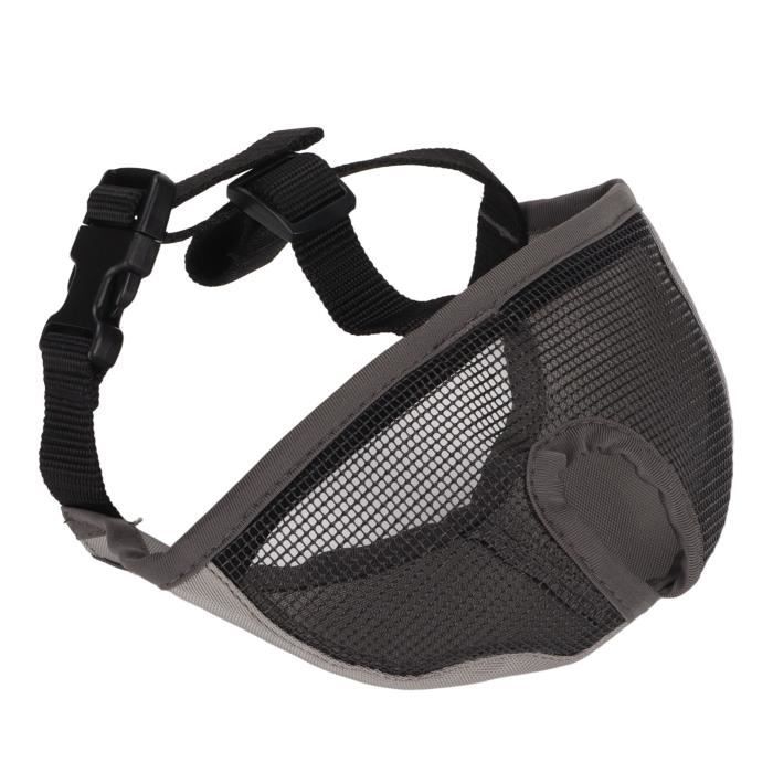 JYHY Court Museau Chien Muzzle- Réglable Respirant En Maille Museliere Bulldog Pour Piqures D Chewing Aboiements Chien Masque M