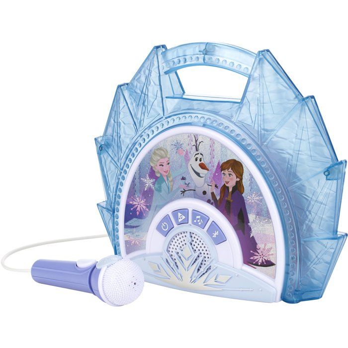 EKIDS La Reine des neiges 2 Bluetooth MP3 Karaoke avec lumiéres
